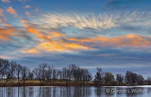 Sunrise Clouds_01841-2.jpg - Rideau Canal Waterway photographed near Smiths Falls, Ontario, Canada.